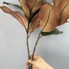 Artificial Magnolia Leaf Green Plant Floral Plastic Simulation Magnolia Branch Fake Plants Leaves Shopping Mall Decoration