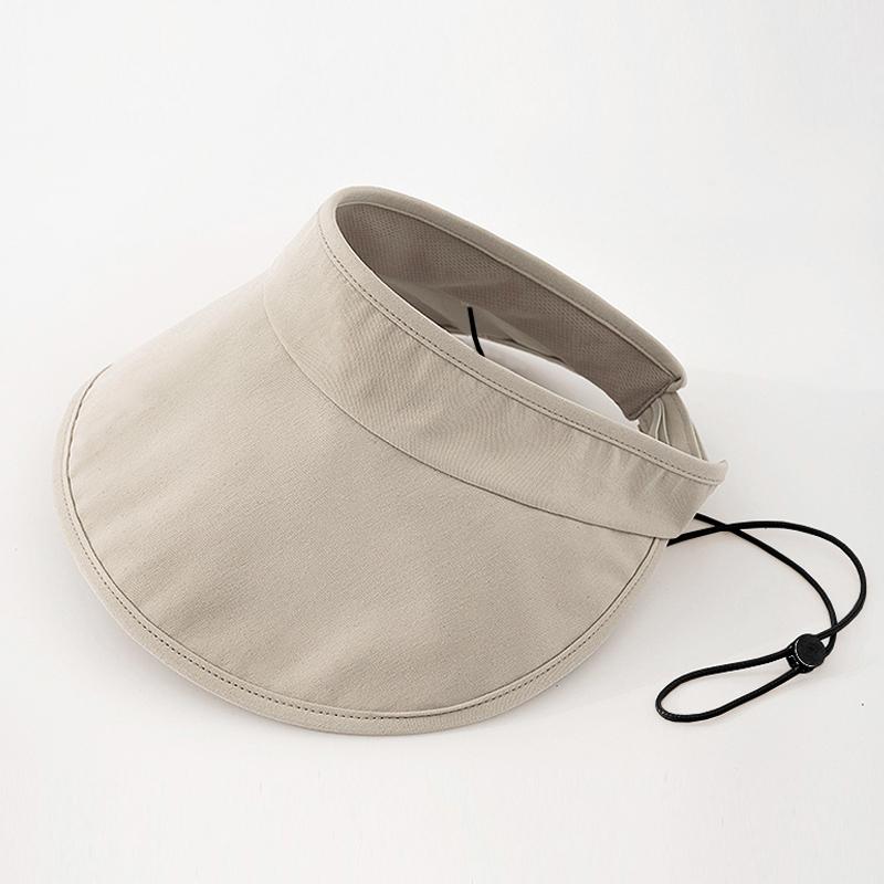 UPF50+ UV Protection Sun Visor for Women, Summer Breathable Foldable Hat, Secure Fit for Running & Outdoor Travel