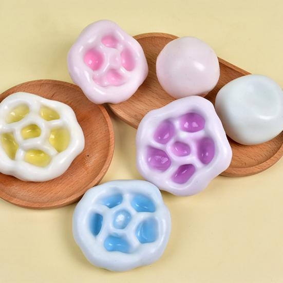 Shapeable Stress Ball Toy Anxiety Relief DIY Squeeze Ball Sensory Toy Portable Soft Stretchy Moldable Ball Pinch Fidget Toy Party Favors