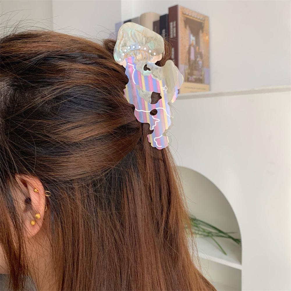 Korean Style Cartoon Animal Hair Clip Sweet Cute Shark Clip Lovely Jellyfish Hair Claw  Headdress