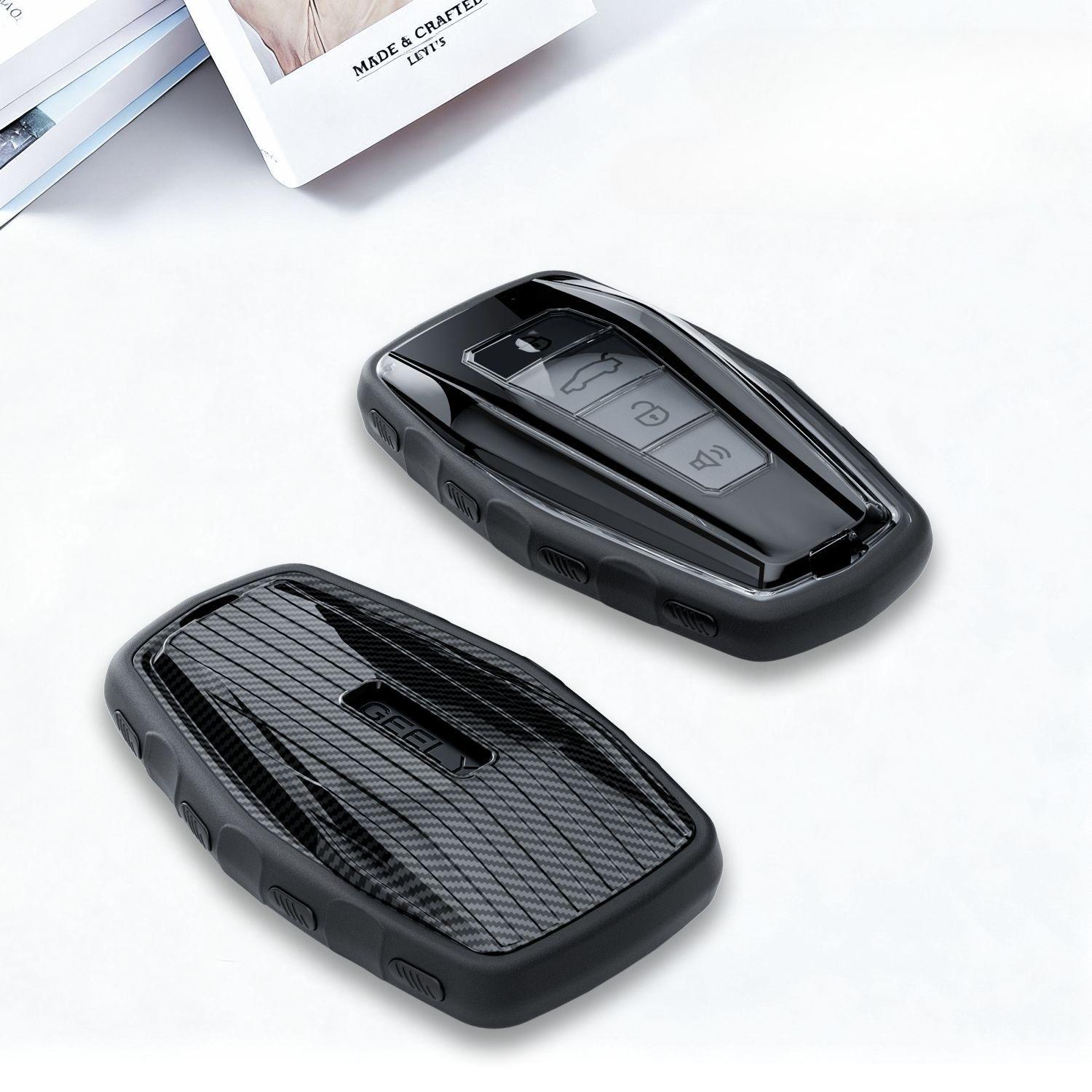 

Applicable To Geely Key Set Gl Emgrand s Xingyue L Boyue Xingrui Colorful Binrui Borui Galaxy L7x6 Transparent Black Bag