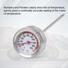 New M20 X 2.5 Motorcycle Fuel Tank Caps with 35MM Oil Temperature Gauge 0-200 Pointers Thermometer Cap Cover with 117MM Probe