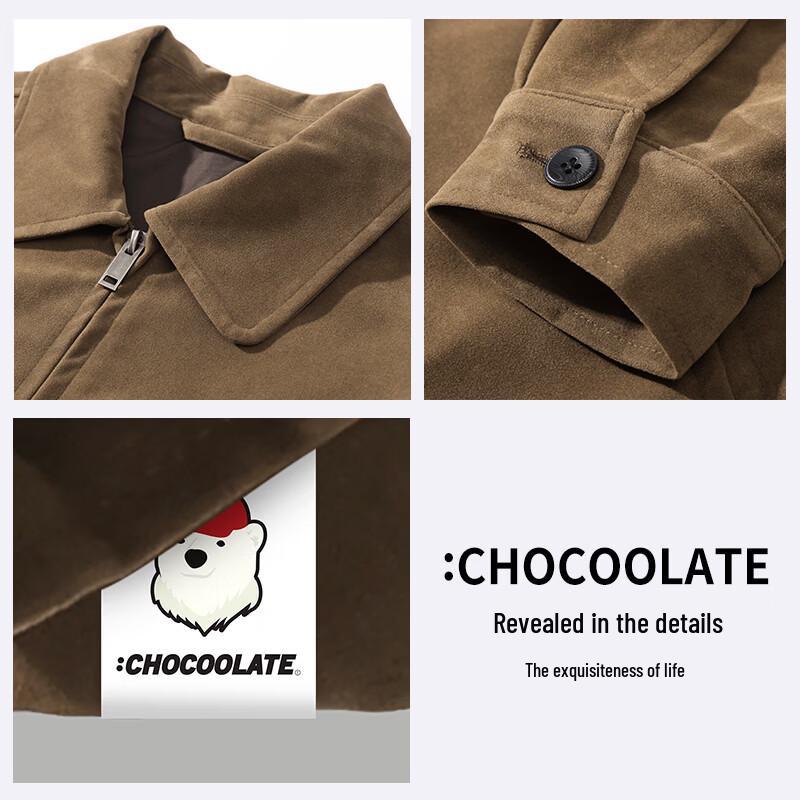 :CHOCOOLATEit Men's American High Street Retro Lapel Jacket