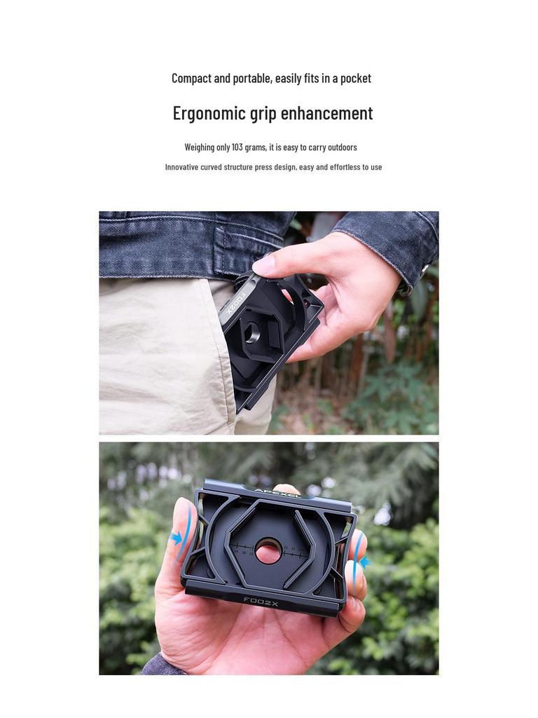 APEXEL 2nd Gen 360° Rotating Phone Clip for Binoculars/Monoculars Eyepiece