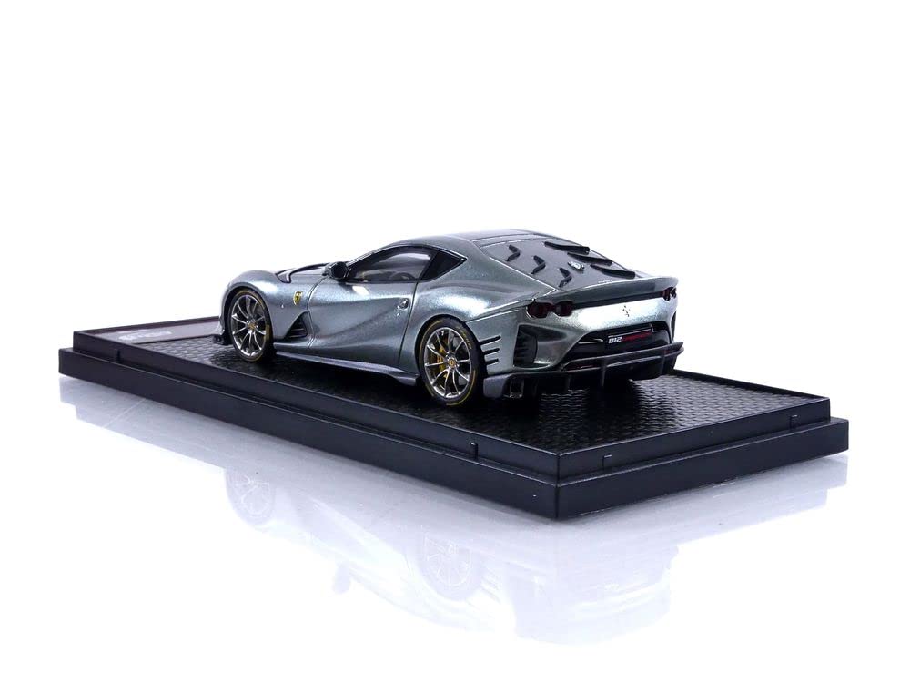 Scale Ferrari 812 Competizione 2021 Grigio Coburn Grey Metallic BBR-MODELS 1/43 - (BBRC259A3)