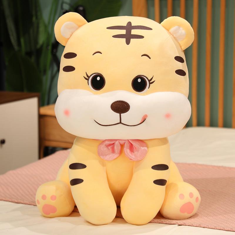 

Маленькая кукла тигренок, милые плюшевые игрушки, подушка для сна для девочек, тряпичная кукла, детская кукла, подарок sitting height 30cm