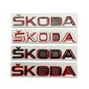 Rtgks1 2026 Hot For SKODA Metal Car Styling Rear Trunk Emblem Stickers for SKODA Rapid Kodiaq Superb Yeti Karoq Octavia A7 Tour RS Kami