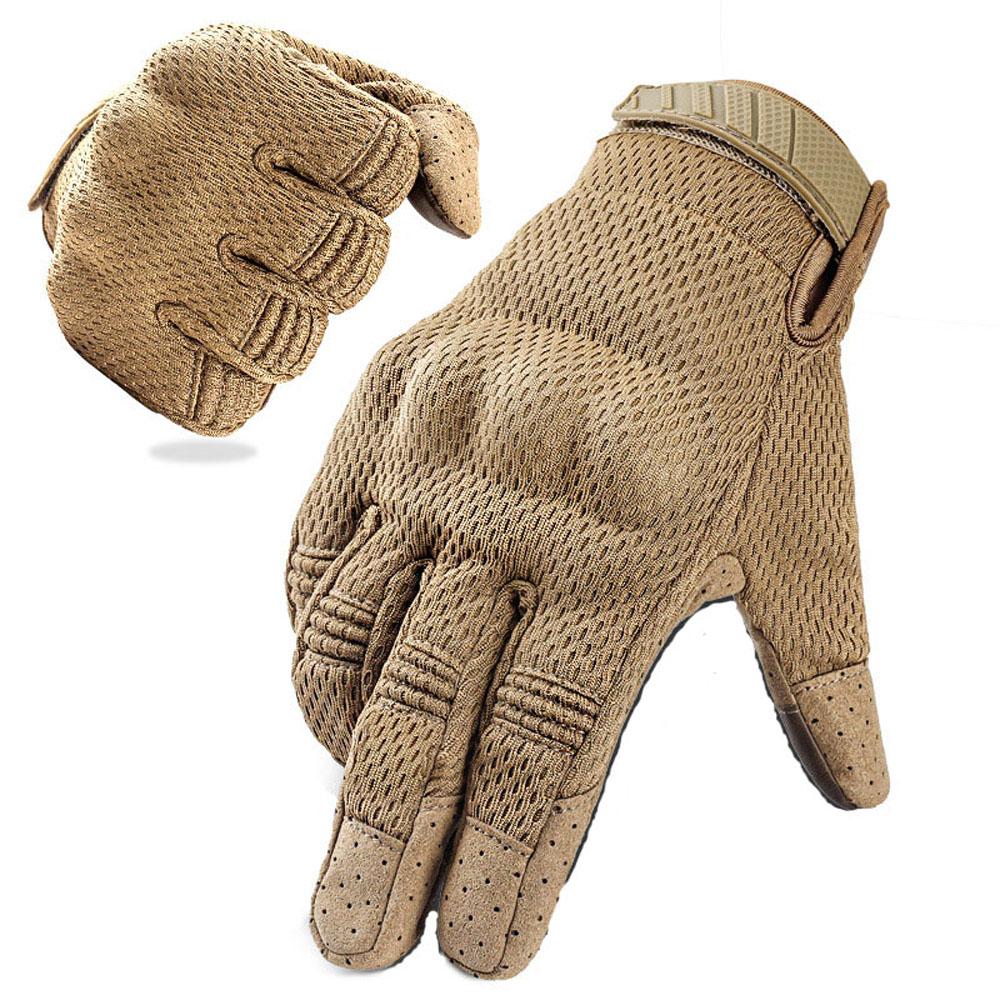 Touch Screen Gloves Men Camouflage Paintball Shooting Airsoft Combat Hunting Shock-proof Full Finger Bicycle Gloves