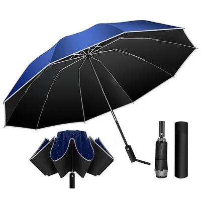 AULIFLOWER Folding Large 10 Auto Reverse Folding Folding Strong Wind Resistant Super Water Rainy Season Completely Thermal Insulation For Sunny or