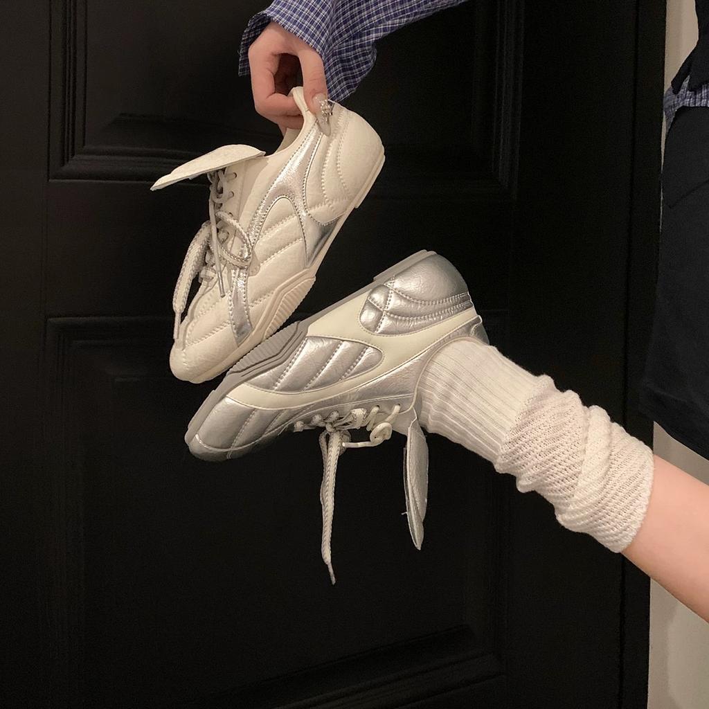 Flip Forrest Gump trainingsschoenen dames 2025 lente nieuw veelzijdige zachte zool lichtgewicht witte schoenen casual sportschoenen losse schoenen