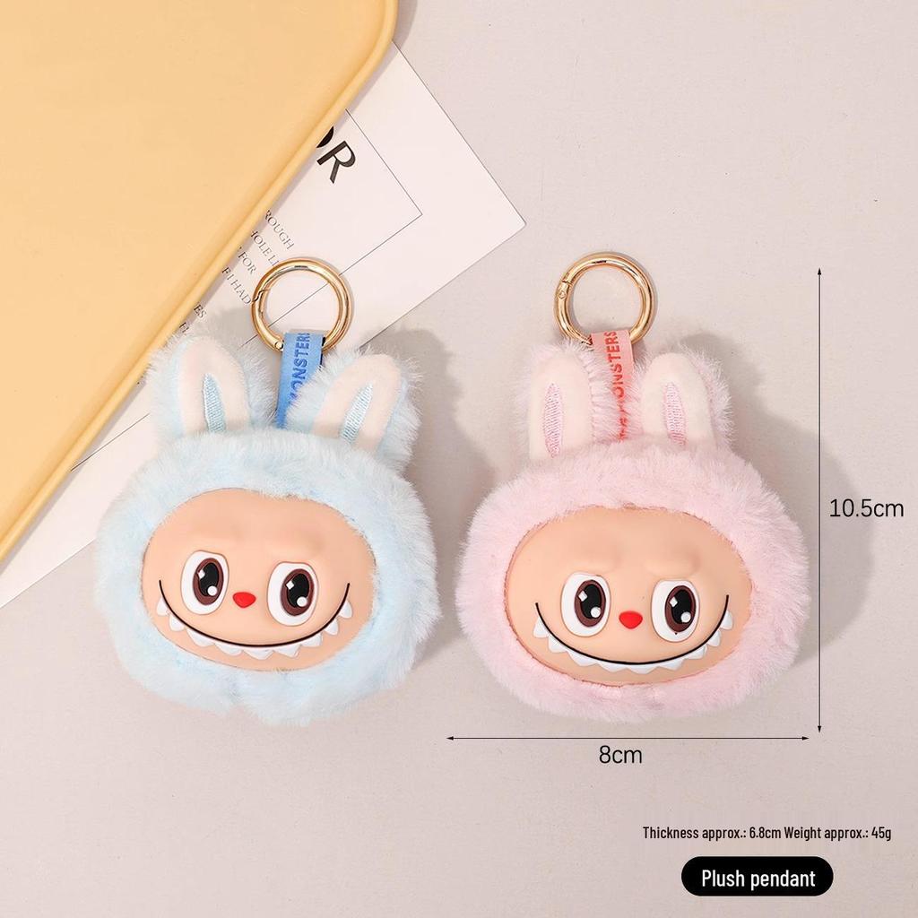 LABUBU Tlukot Srdce Makronka Slepá Krabička Klíčenka - POPMART Bubble Mart Série Vinylová a Plyšová Panenka