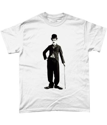 Charlie Chaplin T Shirt Silent Movies Laurel and Hardy Keystone Cops