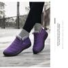 Cotton Shoes for Couples, Oversized Women's Shoes, Resistant Snow Boots with Thick Fleece, Short Boots for Warmth, Soft Sole, Low Cut Cotton Boots