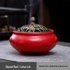 Celadon Ceramic Incense Burner - Antique Style, Small Size, Ice Crack Kiln, Sandalwood Incense Holder.