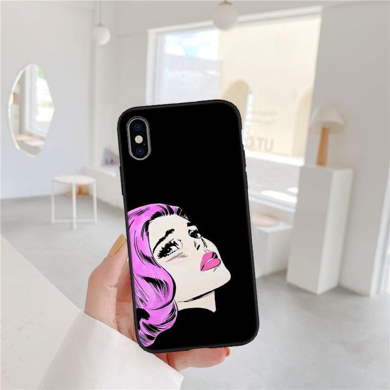 PP21 Crying Comic Girl Sad Soft Shell Phone Case for Xiaomi Poco C40 C50 C51 C55 C65 C71 C75 F3 F5 F6 F7 M2 M3 Pro Ultra