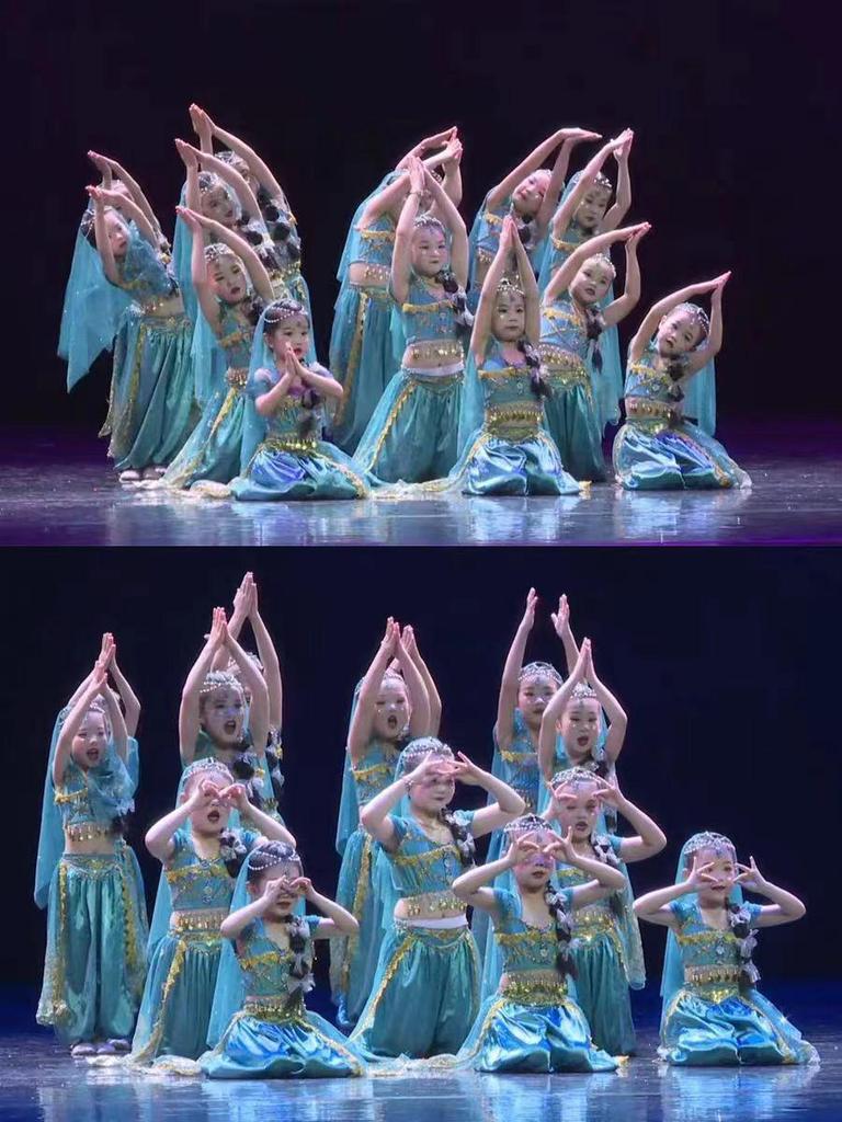 Indian Princess Jasmine Dress for Toddlers - Exotic Style Belly Dance and Photography Costume