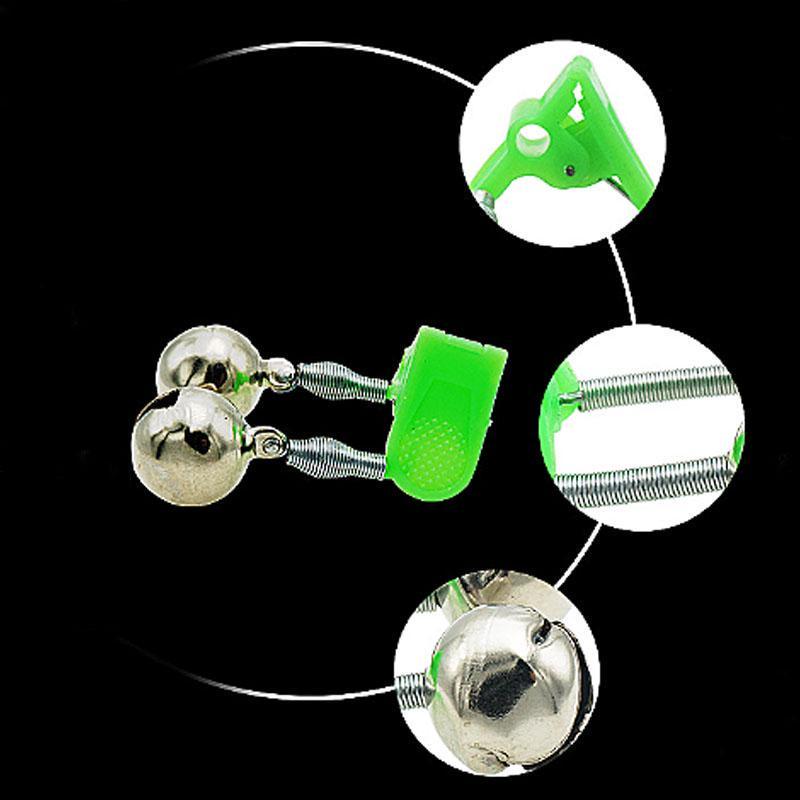 Fishing Gear Bell Double Bell Alarm Fishing Rod Clamp Bell Fishing Accessories Fishing Supplies