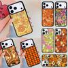 70s Hippie Psychedelic Floral Flowers Phone Case For iPhone 17 Air 14 15 13 12 Max Cover For Apple 16 16e 11 Pro Max Plus Coque