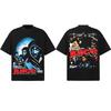 Juice 1992 Movie Tupac Front & Back Portrait Collage Print T-shirt American Hip Hop Vintage Unisex Loose Short Sleeve T-shirt