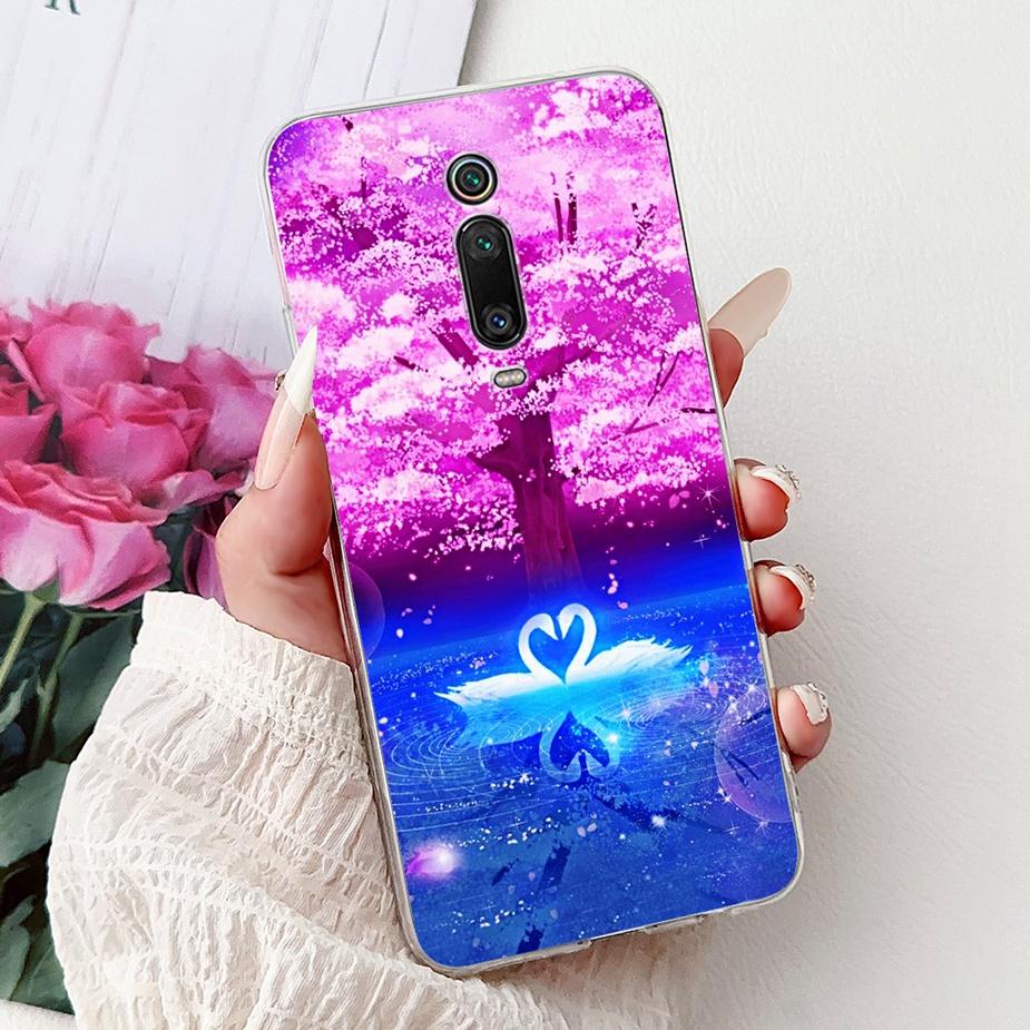 For Xiaomi Mi 9T Pro Case Cute Cat Lucky Koi Painted Cover Soft Silicone Phone Case For Xiaomi MI 9T Pro Mi9T 9TPro Fundas Coque
