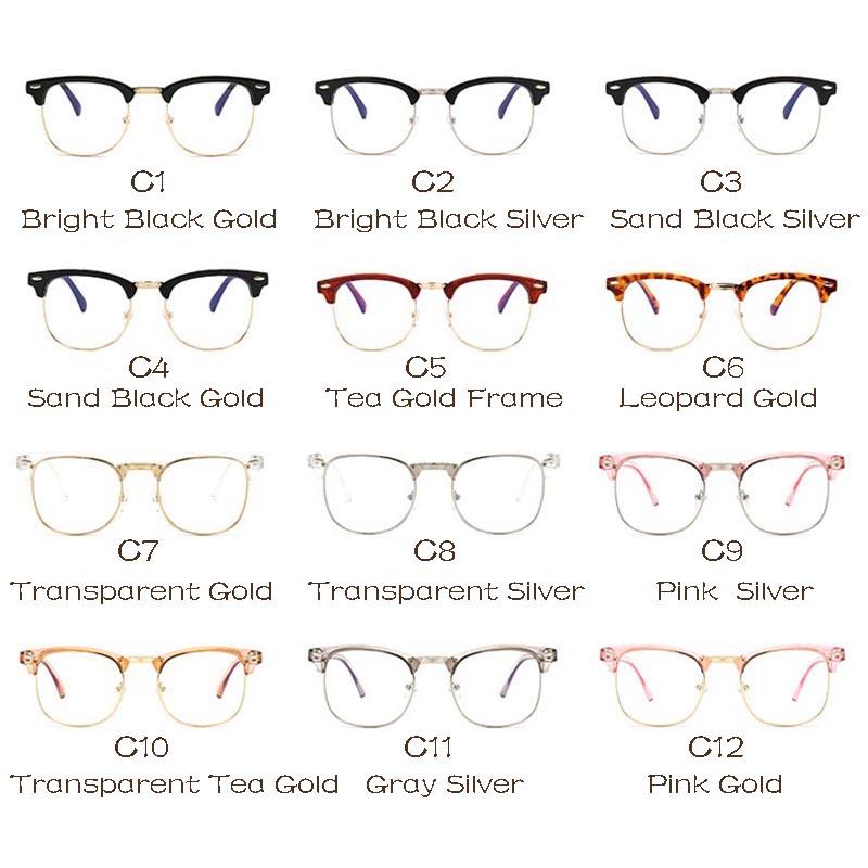 Men Retro Anti Blue Light Computer Glasses For Reading Gaming And Work With Stylish Frame
