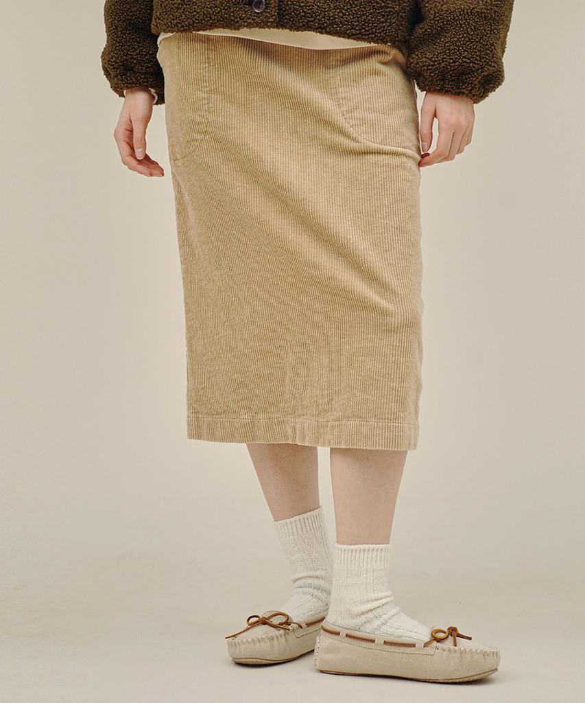 Chikita Bandless Skirt (Corduroy) Beige 234402Sbe