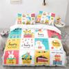 Comforter Cartoon Animal King Twin For Kids Girls Boy Teen Kawaii Dinosaur Dog Comforter Microfiber 3D Print Bedding Set