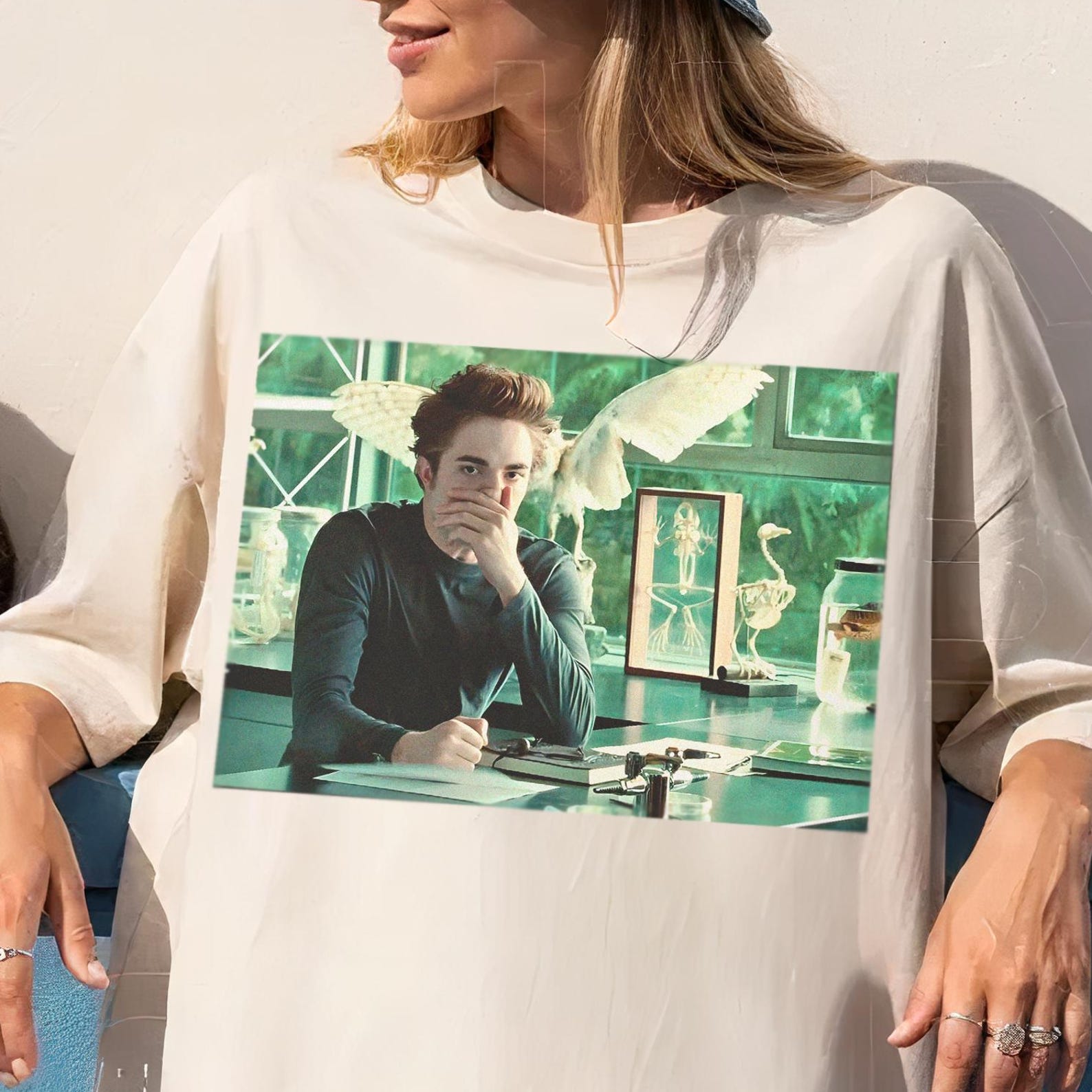 Comfort Colors Twilight Shirt: Edward Cullen Biology Meme Tee 3XL