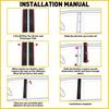 Right Side Door B Pillar Front Applique For 2008-2016 Chrysler Town & Country EK