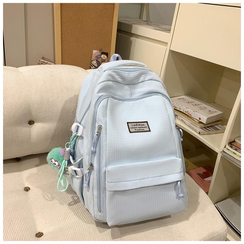 School Bag New High Value Fresh Sweet Candy Color Backpack Junior High School Students Lightweight Travel Backpack