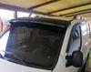 Козырек на лобовое стекло (черный глянец, 5мм) для Fiat Doblo I 2005-2010 гг
