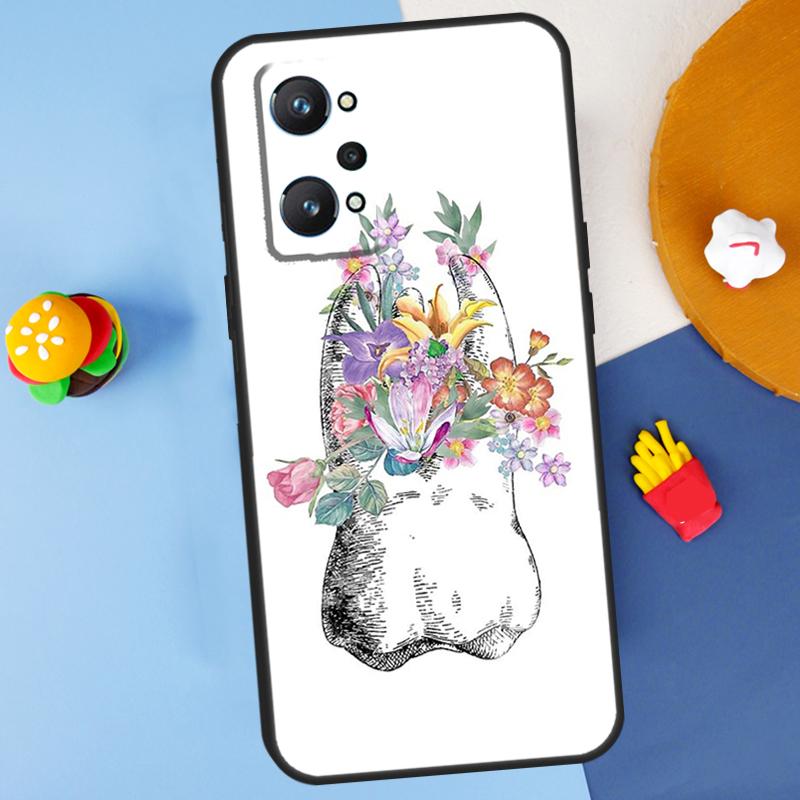 Cute Tooth Dentist For Realme 11 10 12 13 14 Pro Plus GT 5 6 6T GT7 Pro C61 C53 C51 C21Y C25S C55 C67 C75 Case