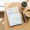 Adhesive Memo Pads Loose-Leaf Reusable Repositionable Index Tabs Expanding Sticky Notes  Notebook