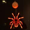 LED Powered Halloween Suction Cup Light Glowing Effect Orange Color Pendant Hanging Lights Hanging Design Suction Cup Mount