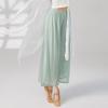 Tanzhose für Damen aus Mesh-Nylon, lockere Tanzhose mit weitem Bein, klassischer chinesischer Tanz, tägliche Yogahose für Damen