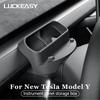 For Model Y Juniper/Launch 2025 Car Glasses Storage Box Car Mounted Sunglasses Organizer Storage Tray Interior Accessories