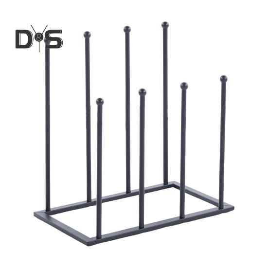 Отдельно стоящая стойка для обуви и ботинок Прочная металлическая конструкция устойчивая к ржавчине простая установка Органайзер для обуви и ботинок чёрный 2898₽