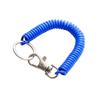 Lanyard Key Ring Key Chain Holder Stretch Spring Coil Anti-lost Lobster Clasp Keyring Key Hooks