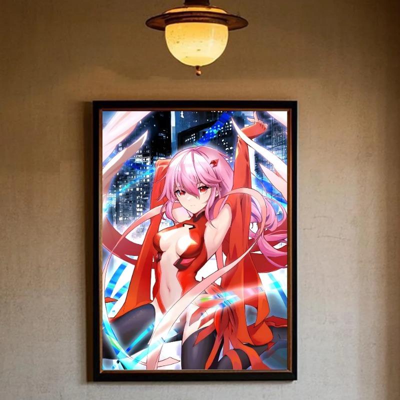 Guilty Crown Poster HD Art Sticky Wall Waterproof Home Living Room Bedroom Bar Aesthetic Decoration
