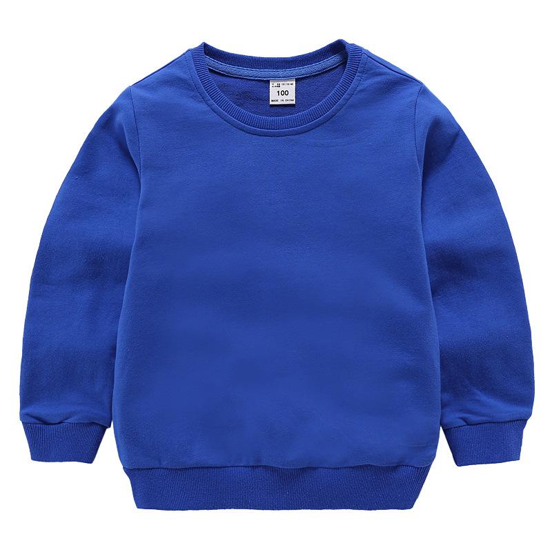 Spring Baby Girls Boys Sweatshirts Kids O-Neck Cotton Pullover Shirts Children Casual Loose Bottoming Tops Clothes