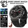HD Uhren Eingebaute Dual-Band GPS Smartwatch Herren Smartwatch Kompass Höhenmesser Barometrisch 5ATM IP69K Wasserdicht AMOLED