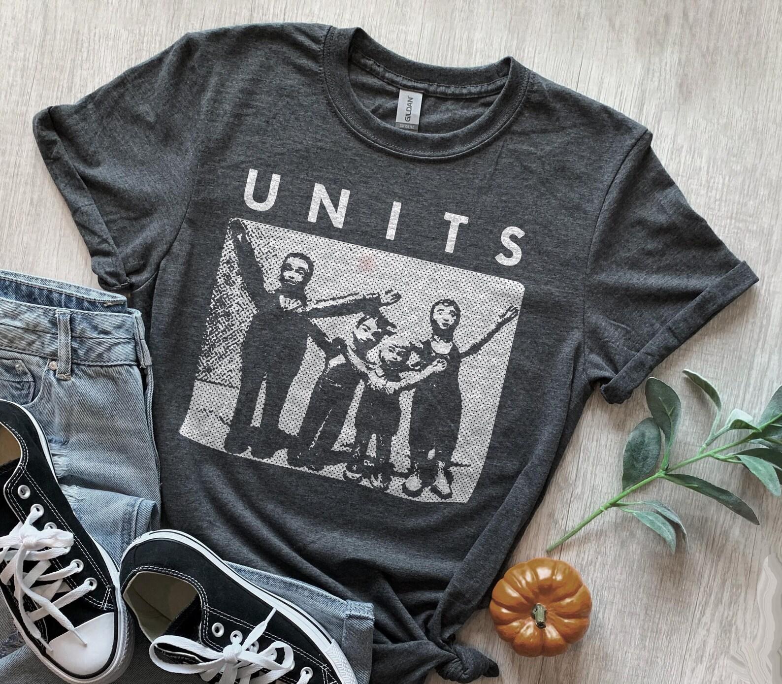 the Units T shirt screen print short sleeve shirt cotton L