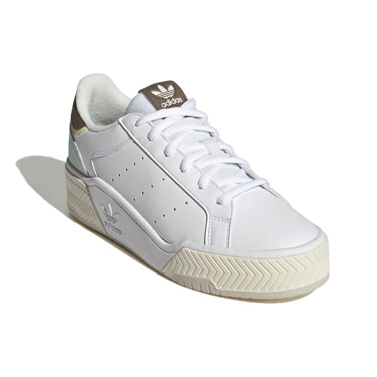 Adidas Originals Court Tourino Bold Non-Slip Durable Low-Top Skate Shoes Women Sneakers White GX1849