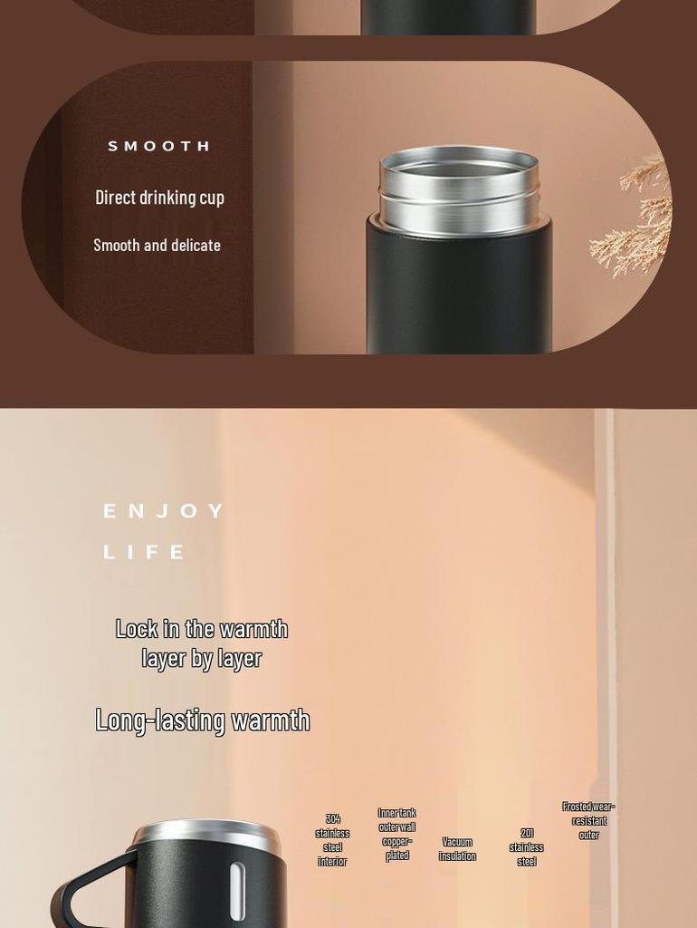 Anpassbares Isolierbecher-Set für Neujahrs-Geschäftsgeschenke