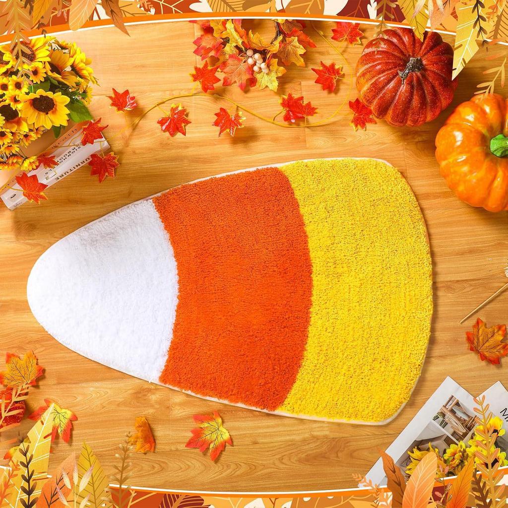 Skin-friendly Halloween Imitation Cashmere Floor Mat - Wear-resistant, Dustproof, Easy To Clean Rug for Bedroom or Bedside
