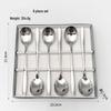 ZISIZ Stainless Steel Spoon & Fork 12-Piece Gift Set