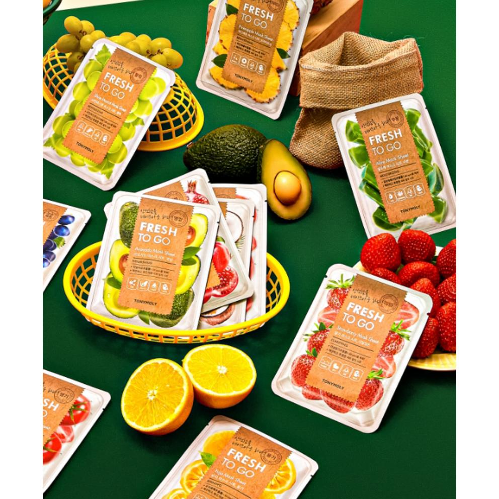 TONYMOLY Fresh To Go Aloe Mask Sheet, 1pc