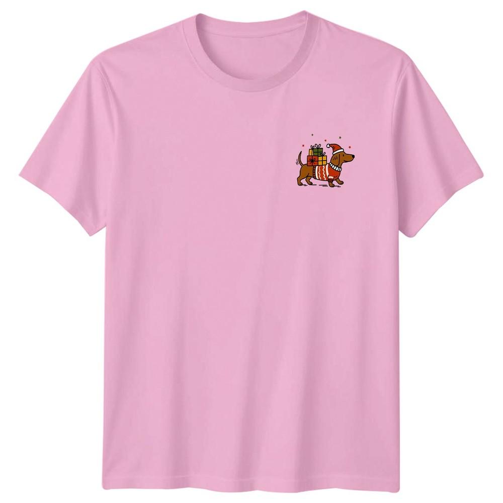 Dachshund Dog Christmas Gifts Holidays Unisexs TShirt Unisexs Tee Graphic Top