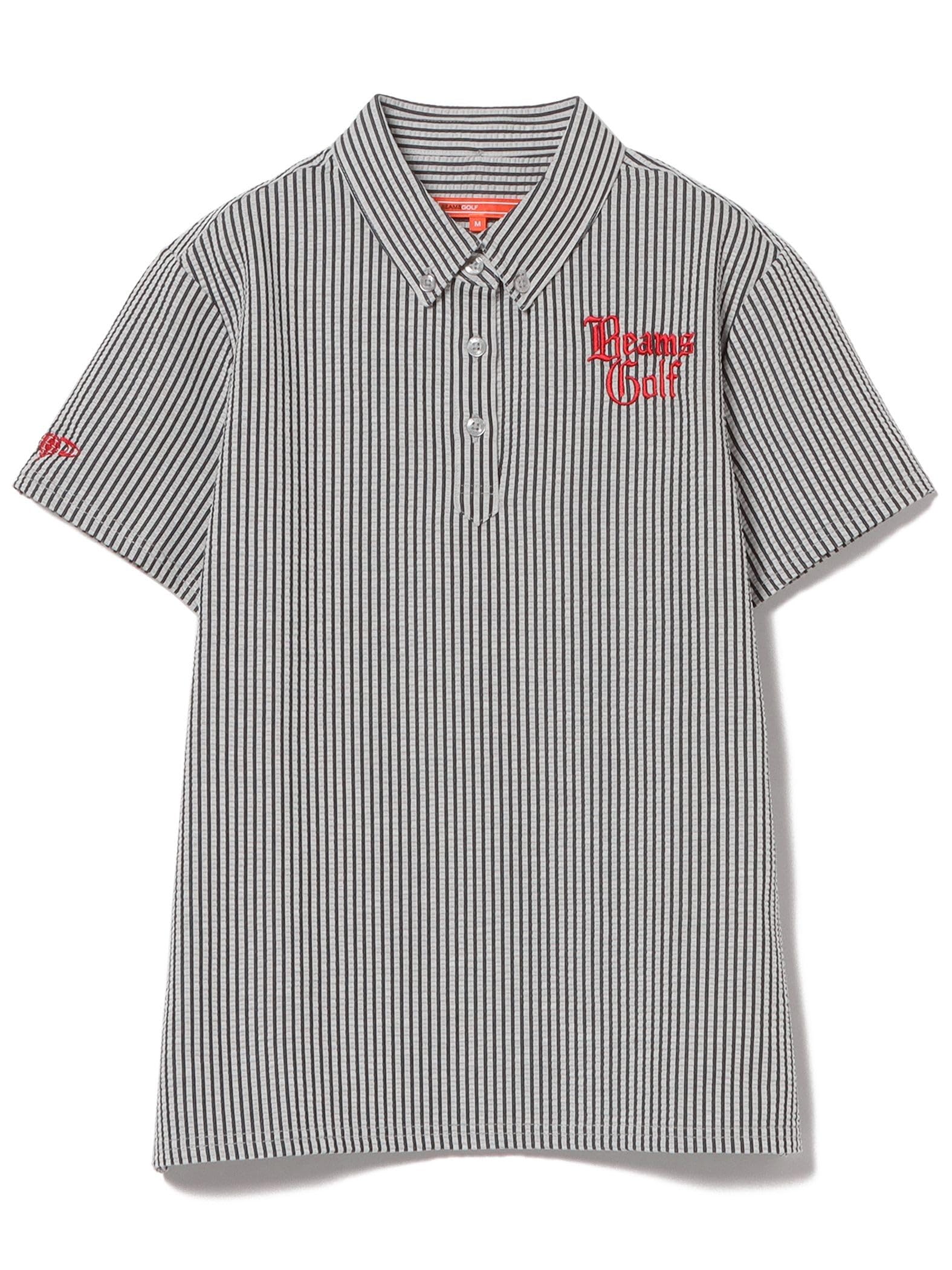 

Polo ORANGE LABEL Футболка-поло в полоску СЕРАЯ M 83020065803 [Beams Golf] S/S Coolmax(р) Женский