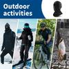 Black Full Face Cover Hat Balaclava Army Tactical CS Cycling Motorcycle Hats Summer Sun UV Protection Scarf Outdoor Sport Mask